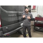 Curt T-Connector Vehicle Wiring Harness Installation - 2016 Ford Transit T350