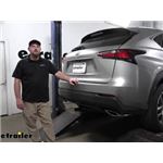 Curt Trailer Hitch Installation - 2016 Lexus NX 200t C12143