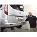Curt Trailer Hitch Installation - 2017 Ford Transit Connect
