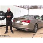 Curt Trailer Hitch Installation - 2022 Chevrolet Malibu