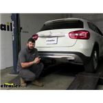 Curt Trailer Hitch Installation - 2016 Mercedes-Benz GLA-Class