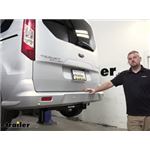 Curt Trailer Hitch Installation - 2017 Ford Transit Connect C13167