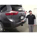 Curt Trailer Hitch Installation - 2017 Toyota Sienna