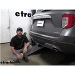 Curt Trailer Hitch Installation - 2021 Ford Explorer