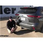 Curt Trailer Hitch Installation - 2022 Toyota Highlander