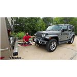 Installing the Curt Custom Base Plate Kit on a 2021 Jeep Wrangler Unlimited