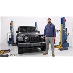 Curt Front Mount Trailer Hitch Receiver Installation - 2017 Jeep Wrangler