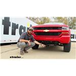 Curt Front Mount Trailer Hitch Receiver Installation - 2018 Chevrolet Silverado 1500