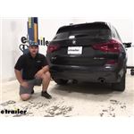 Curt Trailer Hitch Installation - 2019 BMW X3