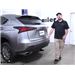 Curt Trailer Hitch Installation - 2020 Lexus NX 300 C12172