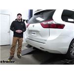 Curt Trailer Hitch Installation - 2020 Toyota Sienna