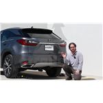 Installing the Curt Trailer Hitch Receiver on a 2022 Lexus RX 350