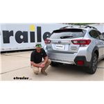 Curt Trailer Hitch Receiver Installation - 2023 Subaru Crosstrek