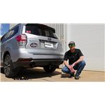 Curt Trailer Hitch Receiver Installation - 2018 Subaru Forester