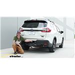 Installing the Curt Trailer Hitch Receiver on a 2024 Subaru Ascent  Video