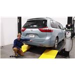 Installing the Curt T-Connector Vehicle Wiring Harness on a 2017 Toyota Sienna