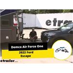 Demco Air Force One Supplemental Braking System Installation - 2022 Ford Escape