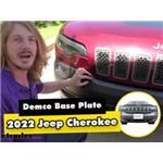 Demco Tabless Base Plate Kit Installation - 2022 Jeep Cherokee