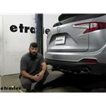 Draw-Tite Class II Trailer Hitch Installation - 2021 Acura RDX