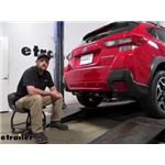 Draw-Tite Max-Frame Trailer Hitch Installation - 2020 Subaru Crosstrek