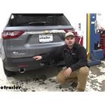 Draw-Tite Max-Frame Trailer Hitch Installation - 2021 Chevrolet Traverse