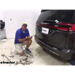 Draw-Tite Max-Frame Trailer Hitch Installation - 2021 Chrysler Pacifica