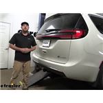 Draw-Tite Max-Frame Trailer Hitch Installation - 2021 Chrysler Pacifica