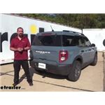 Draw-Tite Max-Frame Trailer Hitch Installation - 2021 Ford Bronco Sport