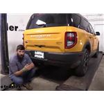 Draw-Tite Max-Frame Trailer Hitch Installation - 2022 Ford Bronco Sport