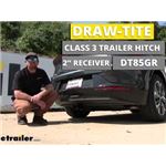 Set up: Draw-Tite Max-Frame Trailer Hitch Receiver on a 2022 Kia EV6