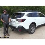 Draw-Tite Max-Frame Trailer Hitch Installation - 2022 Subaru Outback Wagon