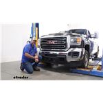 Installing the Draw-Tite Front Mount Trailer Hitch Receiver on a 2019 GMC Sierra 2500