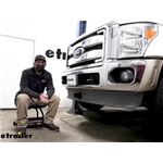 Draw-Tite Front Mount Trailer Hitch Installation - 2011 Ford F-450 Super Duty