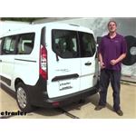 Draw-Tite Max-Frame Trailer Hitch Installation - 2019 Ford Transit Connect