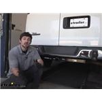 Draw-Tite Max-Frame Trailer Hitch Installation - 2018 Chevrolet Express Van