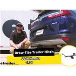 Draw-Tite Max-Frame Trailer Hitch Installation - 2019 Honda CR-V DT79MR