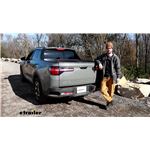 How to Install the Draw-Tite Max-Frame Trailer Hitch - 2023 Hyundai Santa Cruz