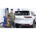 Installing the Draw-Tite Max-Frame Trailer Hitch Receiver on a 2023 Jeep Grand Cherokee L