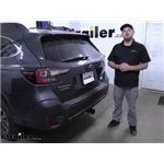 Draw-Tite Max-Frame Trailer Hitch Installation - 2020 Subaru Outback Wagon