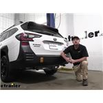Draw-Tite Max-Frame Trailer Hitch Installation - 2022 Subaru Outback Wagon