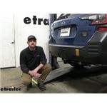 Draw-Tite Max-Frame Trailer Hitch Installation - 2023 Subaru Outback Wagon