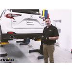 Draw-Tite Class II Trailer Hitch Installation - 2019 Acura RDX