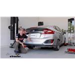 Installing the EcoHitch Hidden Trailer Hitch Receiver on a 2021 Honda Clarity