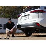 EcoHitch Hidden Trailer Hitch Installation - 2022 Toyota Highlander