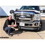 EcoHitch Hidden Front Mount Trailer Hitch Installation - 2011 Ford F-350 Super Duty