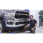 Installing the EcoHitch Hidden Front Mount Trailer Hitch Receiver on a 2020 Ram 2500