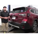 EcoHitch Hidden Trailer Hitch Installation - 2021 Subaru Outback Wagon