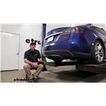 Setting up the EcoHitch Stealth Trailer Hitch Receiver on a 2016 Tesla Model S
