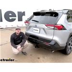 EcoHitch Hidden Trailer Hitch Receiver Installation - 2021 Toyota RAV4