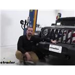 etrailer Invisible Base Plate Kit Installation - 2018 Jeep JL Wrangler Unlimited
